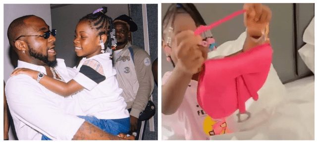 Davido Gifts daughter a $2,700 pink Dior designer saddle bag